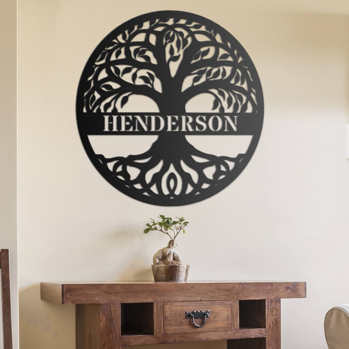 Personalized "Tree of Life" Custom Metal Sign