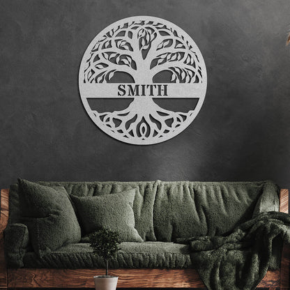 Personalized "Tree of Life" Custom Metal Sign