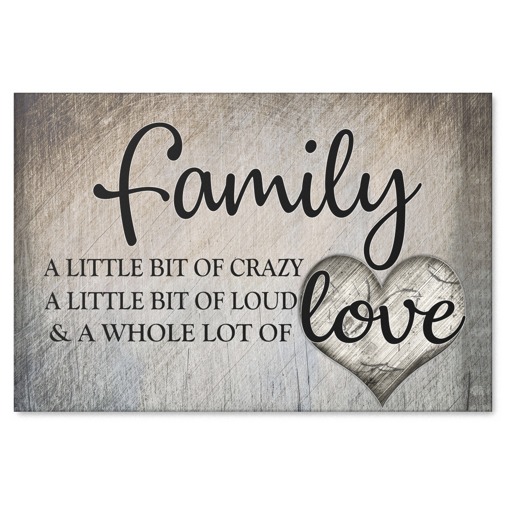 "Family.. Love" Premium Canvas