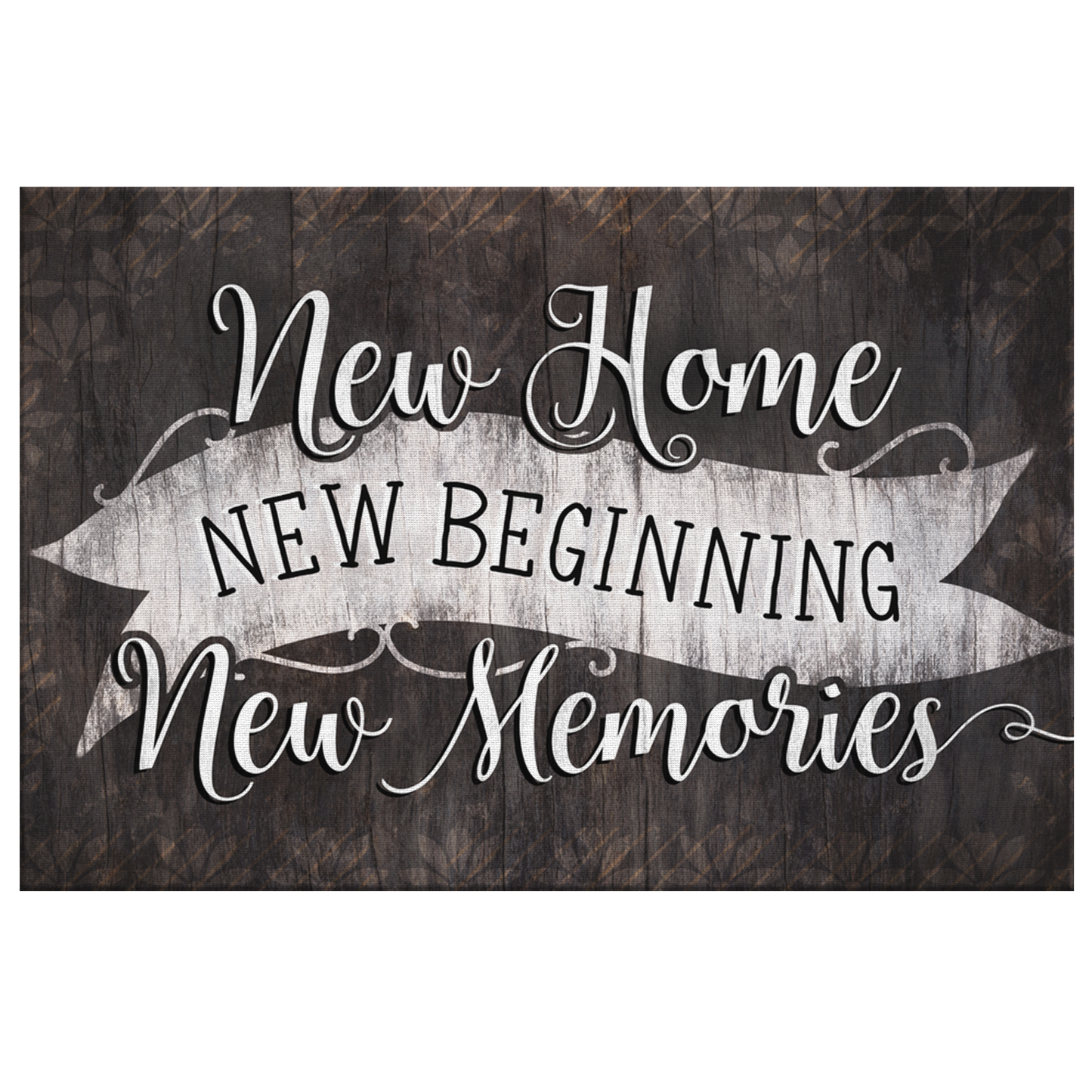 "New Home, New Beginning" Premium Canvas