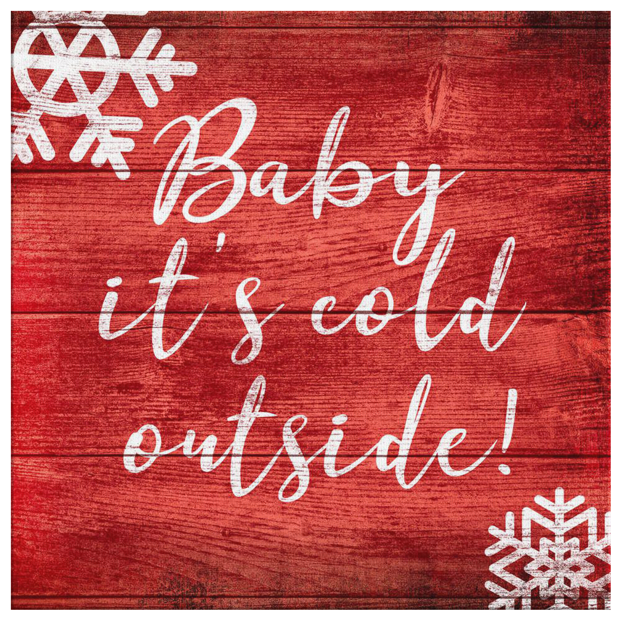 "Baby It's Cold Outside" Premium Canvas