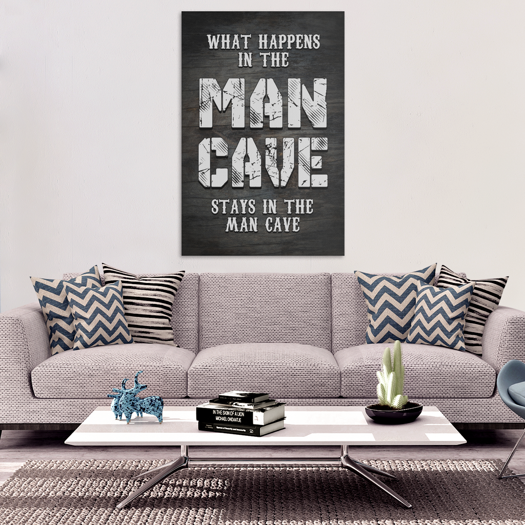 "Man Cave" Premium Canvas