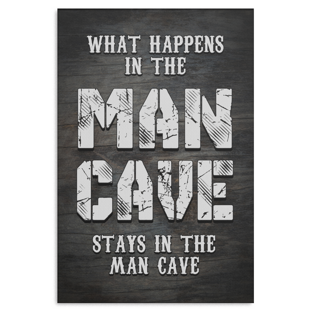 "Man Cave" Premium Canvas