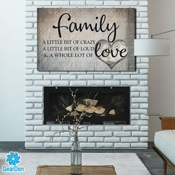 "Family.. Love" Premium Canvas