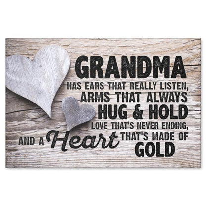 "Grandma Has.. " Premium Canvas