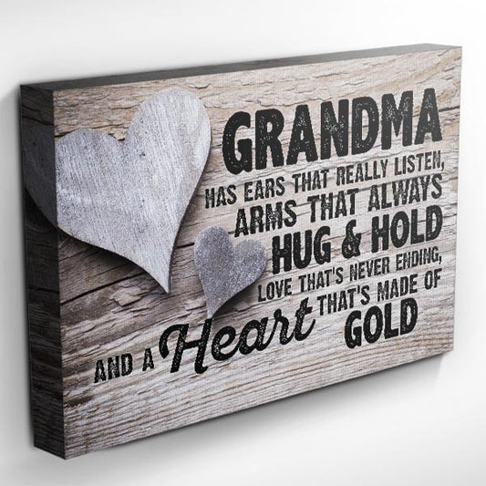 "Grandma Has.. " Premium Canvas