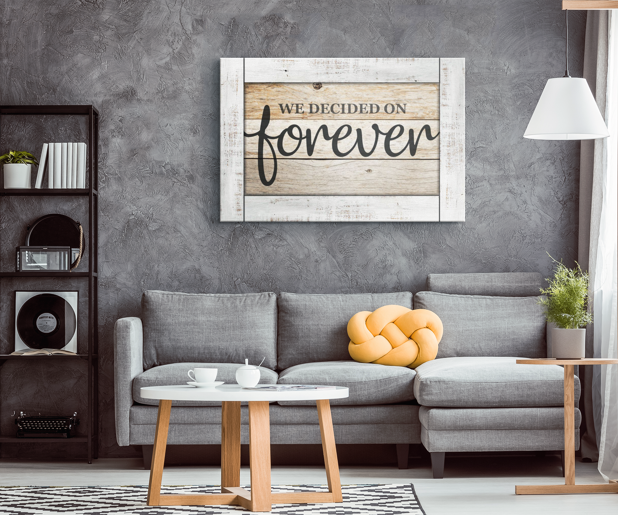 "We Decided On Forever" Premium Canvas