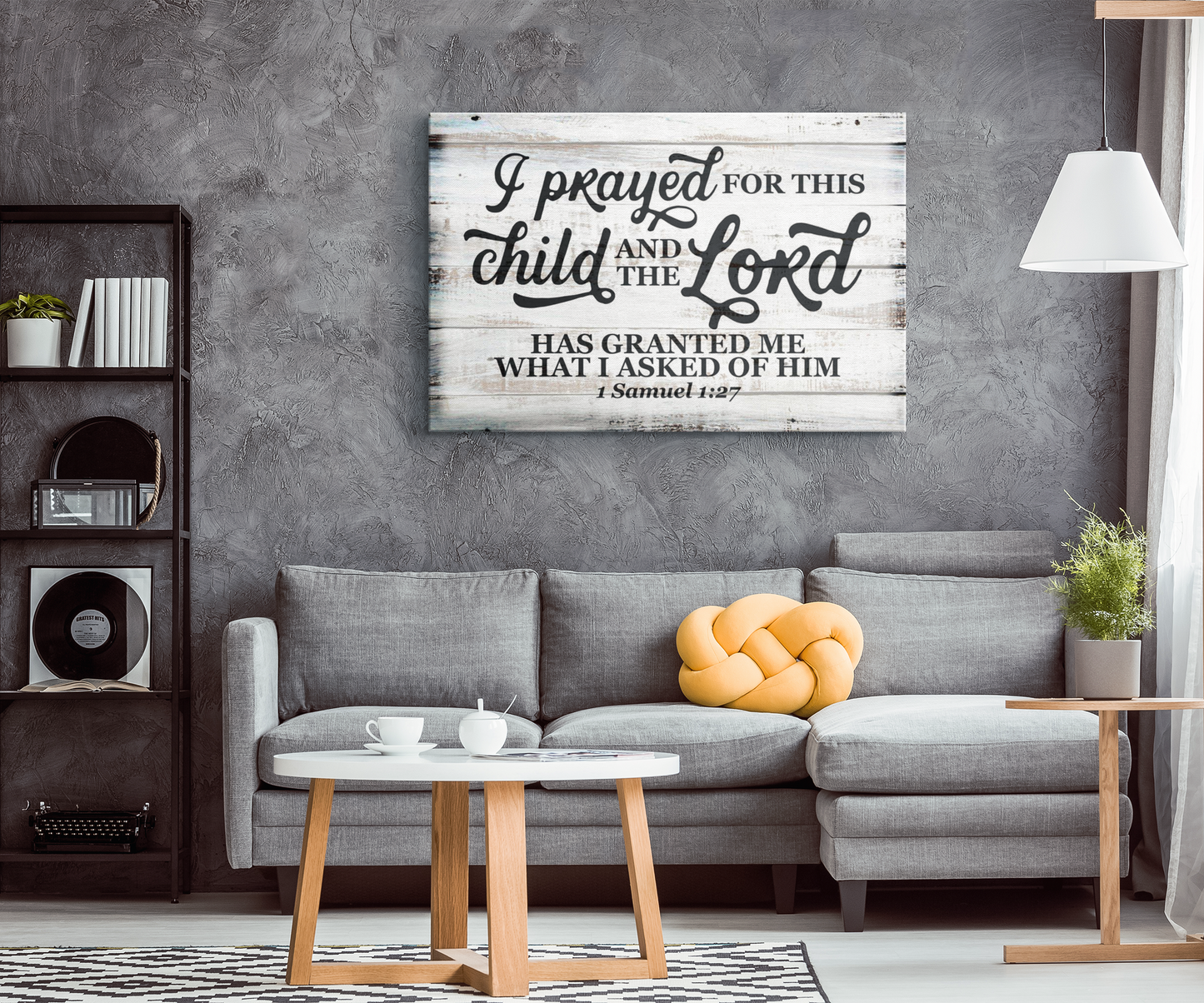 "I Prayed for This Child" Premium Canvas