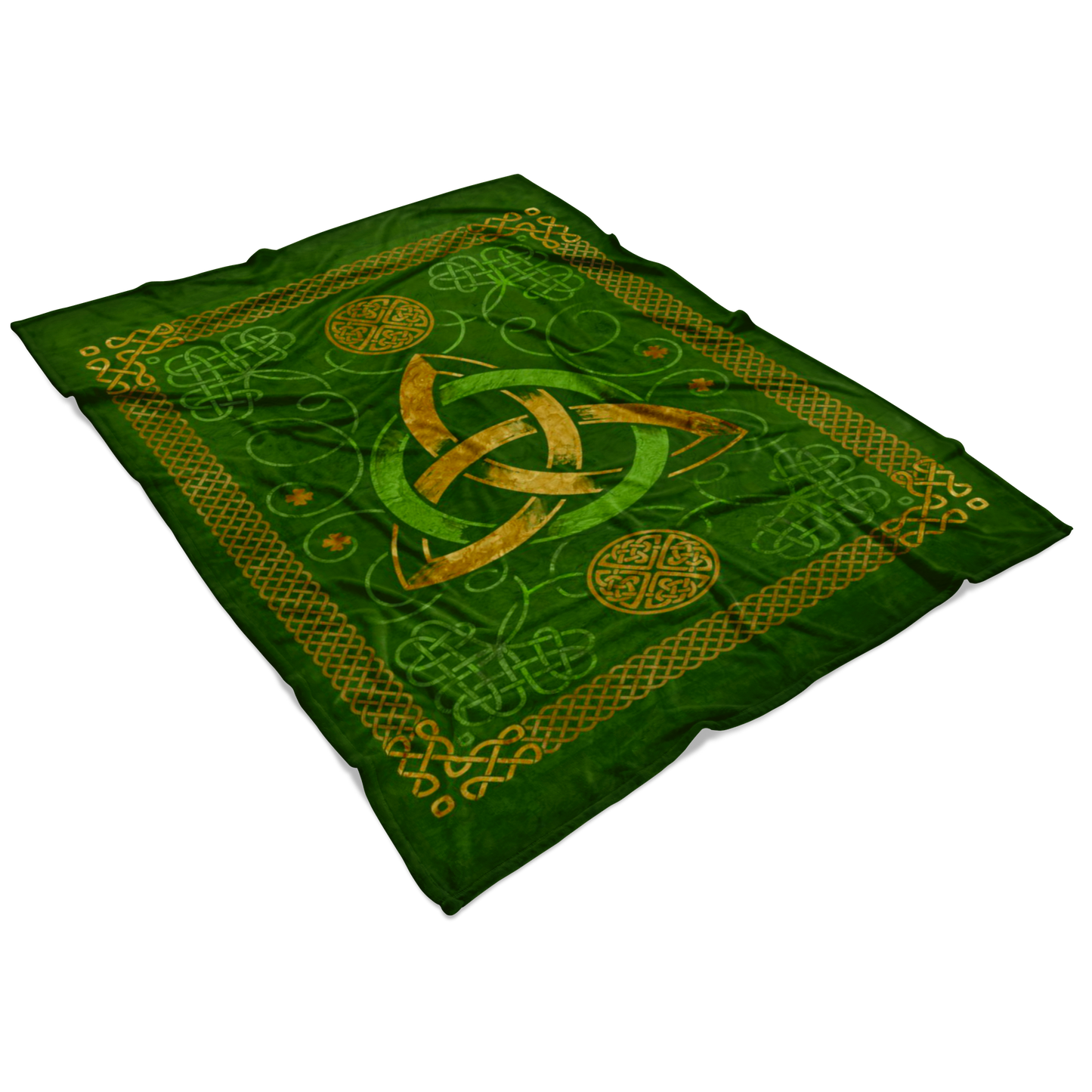 Celtic Knots Design Premium Irish Fleece Blanket