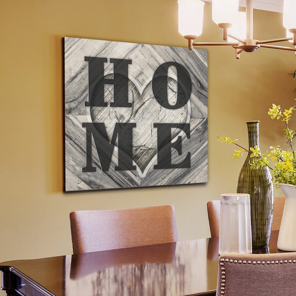 HOME Heart Design Premium Square Canvas