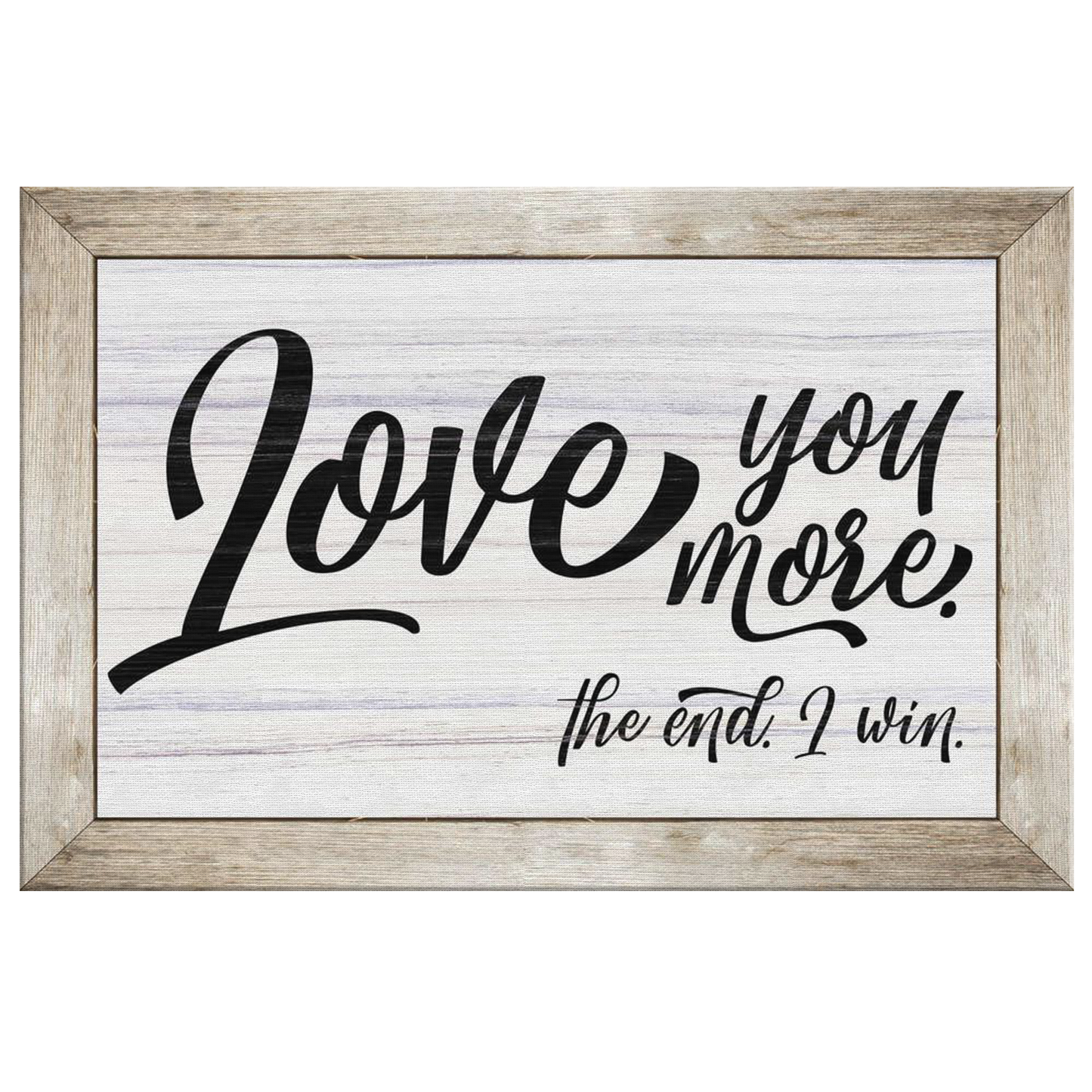 "Love You More.." Premium Canvas