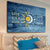 "Live By The Sun, Love By The Moon" Premium Rustic Canvas Wall Art