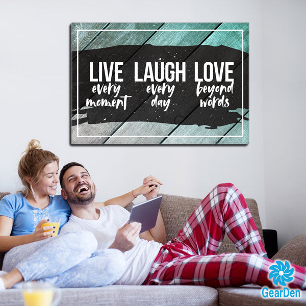 Canvas Painting To-Go Kit - Live Laugh Love Art – Portland