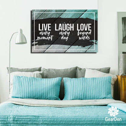 "Live Laugh Love" Premium Canvas