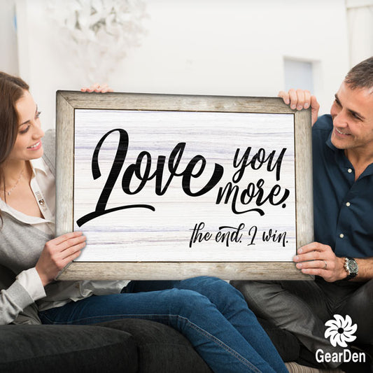 "Love You More" Premium Canvas