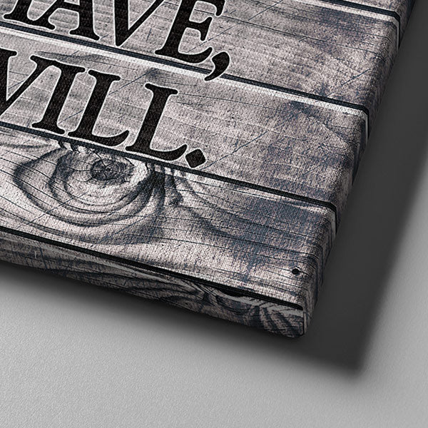 Personalized "Loved You Then, Love You Still" Premium Canvas