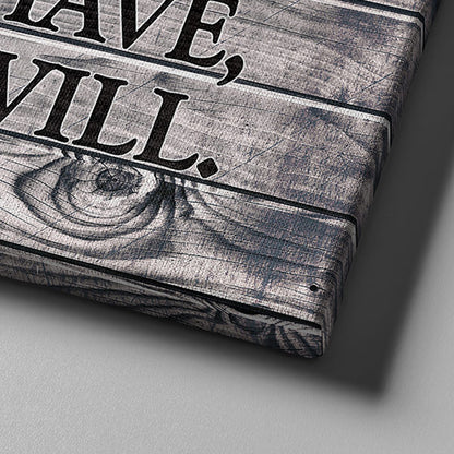 Personalized "Loved You Then, Love You Still" Premium Canvas