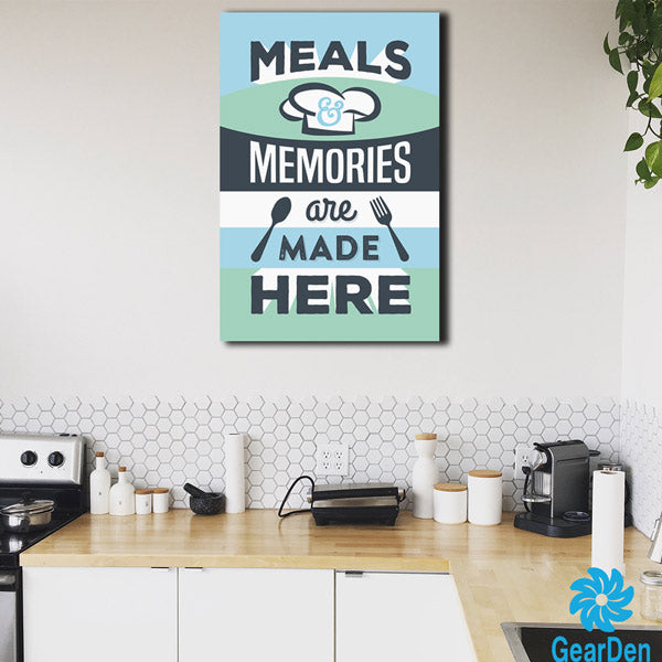 "Meals & Memories" Premium Canvas