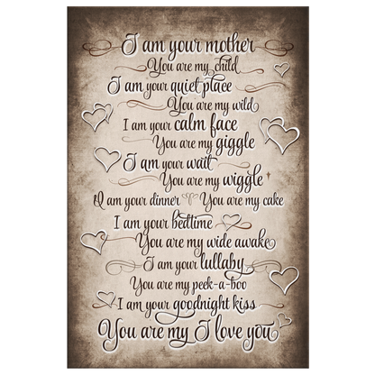 "I Am Your Mother, You Are My Child" Premium Canvas