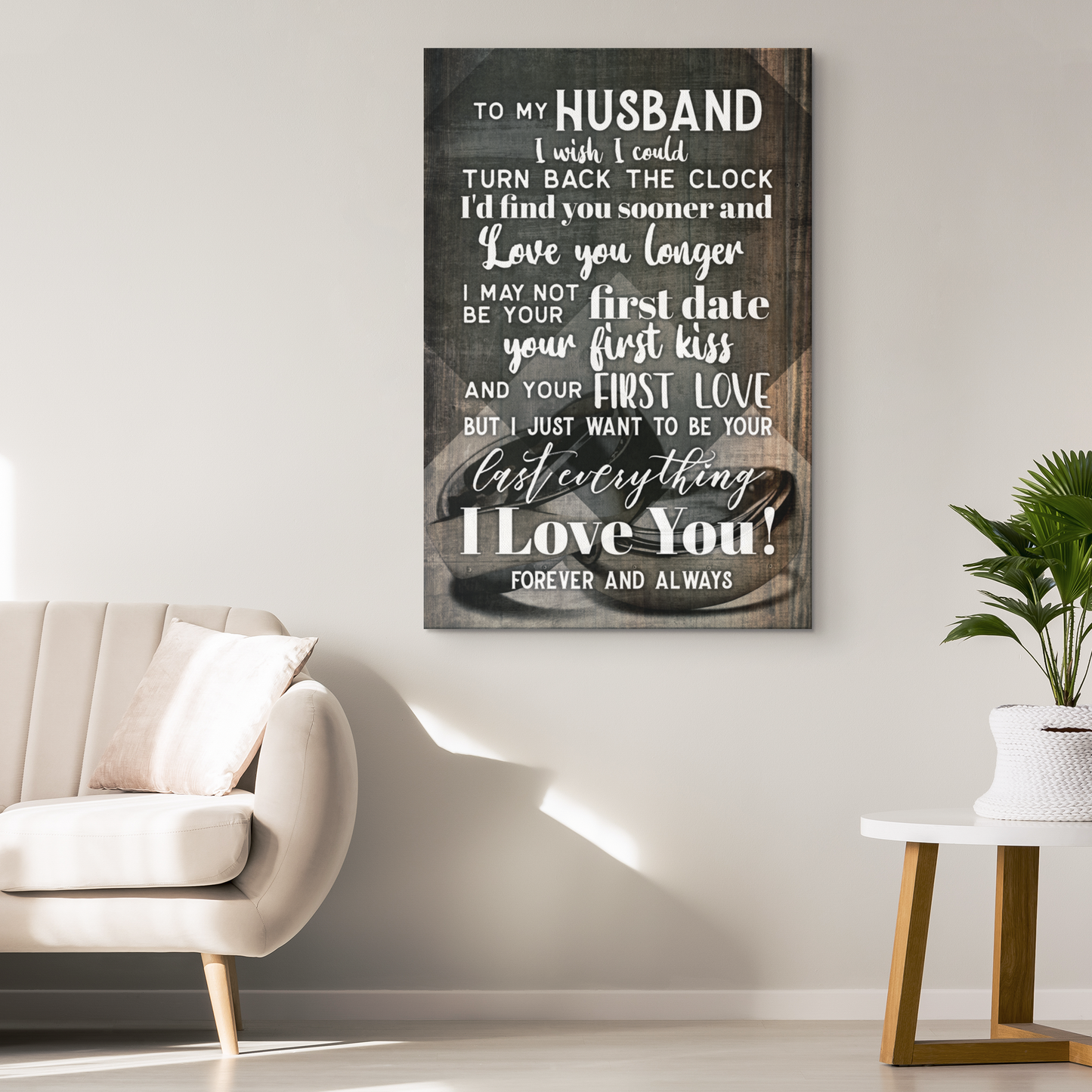 "My Husband - I Want To Be Your Last Everything" Premium Canvas