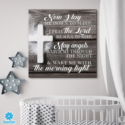 "Now I Lay" Premium Canvas