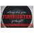 Personalized "Always Kiss Your Firefighter Goodnight" Premium Canvas