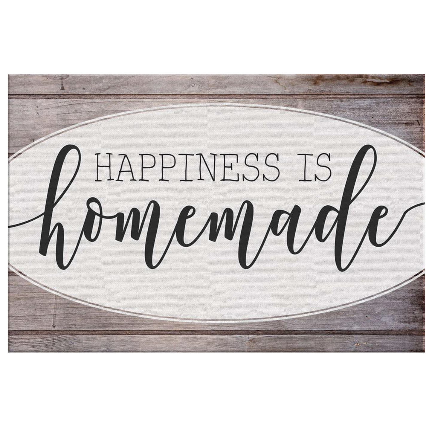 "Happiness Is Homemade" Premium Canvas