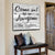 Personalized "Come In We Are Awesome" Premium Canvas