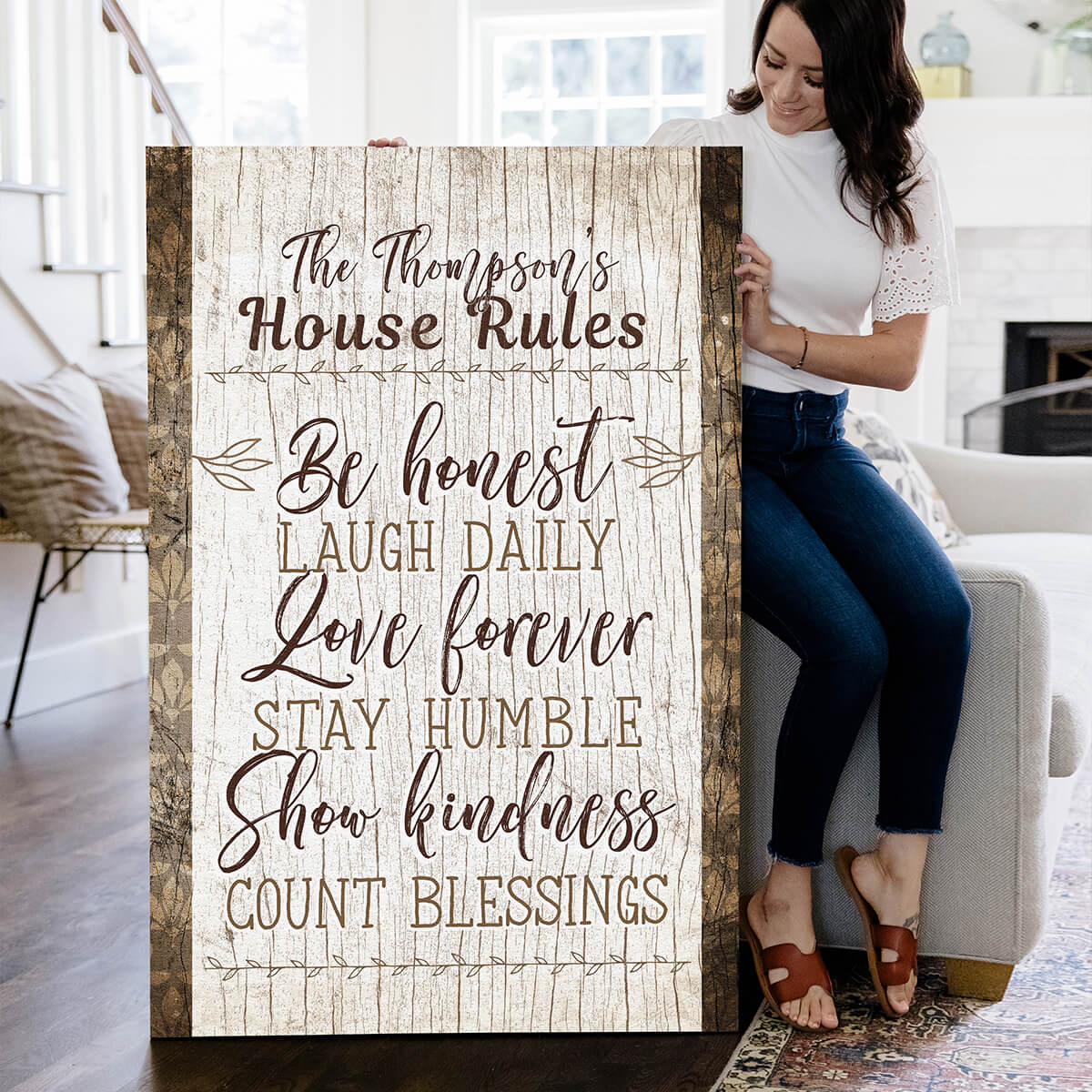 Family Rules Wall Plaque