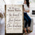 Personalized "Family Name - House Rules" Premium Canvas Wall Art
