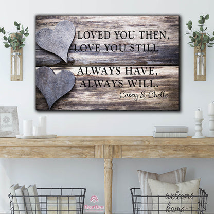 Personalized "Loved You Always" Premium Canvas