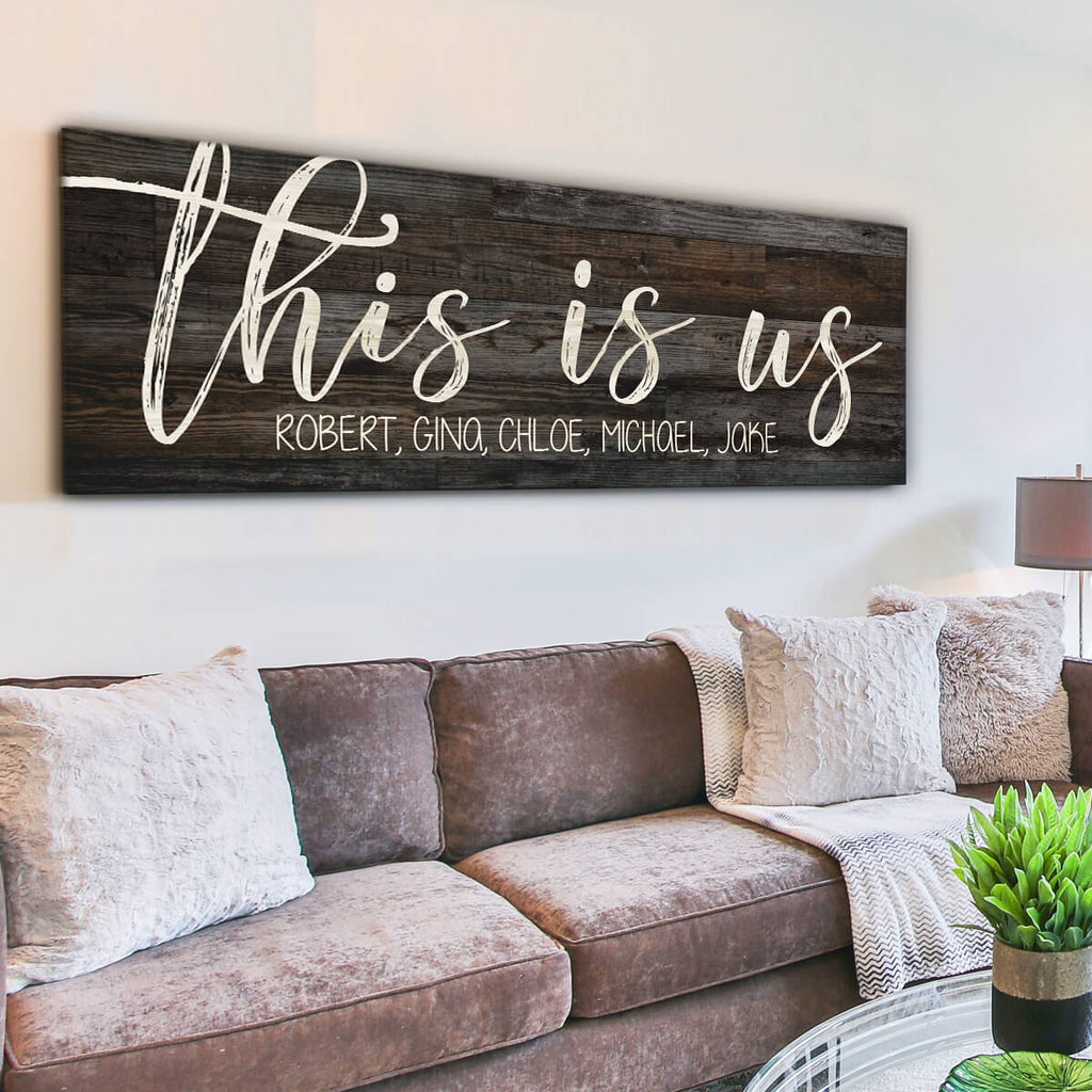 This Is Us Personalized 16x20 Canvas