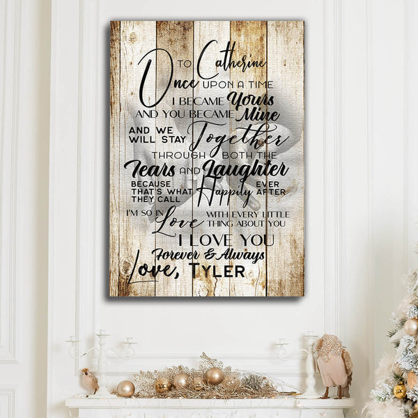 Mantle with Couples wall art - Gear Den