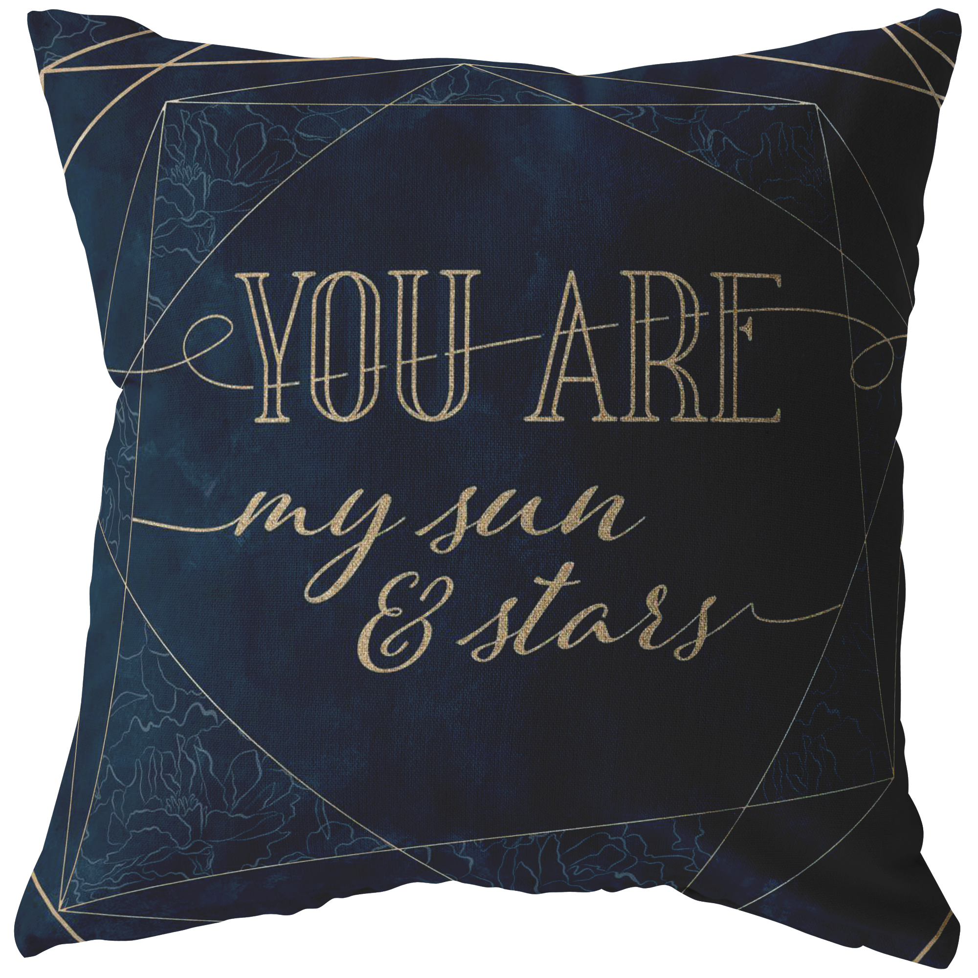"You Are My Sun And Stars" Pillow