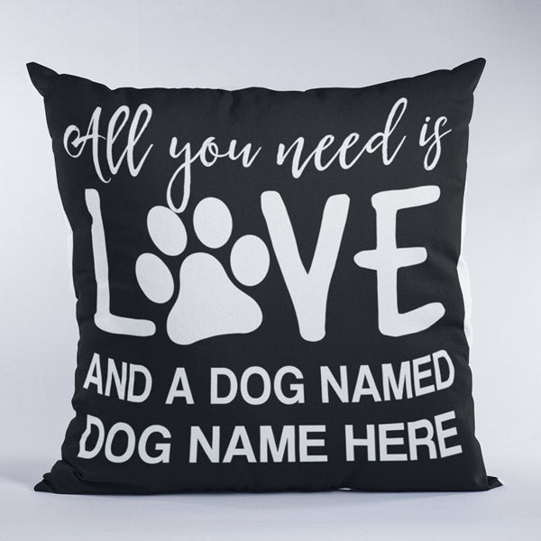 Customized Pillows - All You Need Is Love - Red 