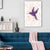"Purple Humming Bird" Premium Canvas Wall Art