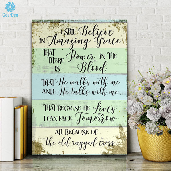 "Amazing Grace' Canvas Wall Art