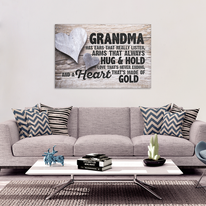 "Grandma Has.. " Premium Canvas