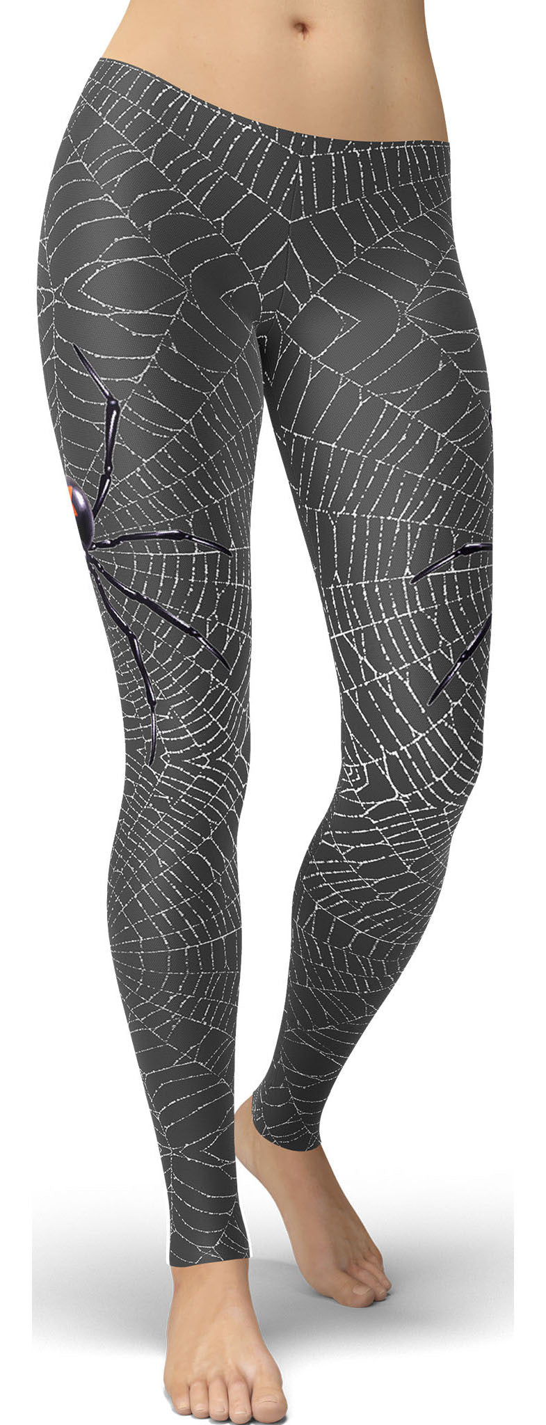 Black Widow Spider Web Leggings