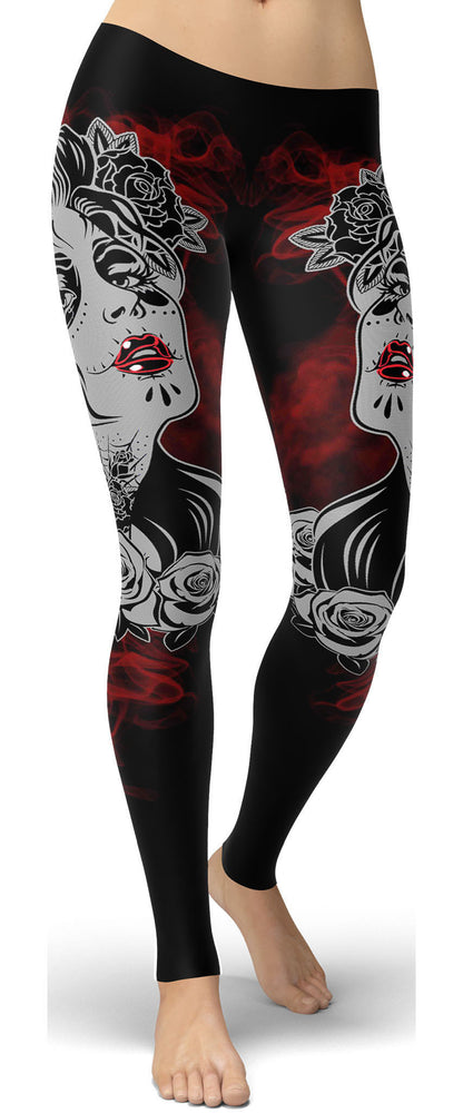 Day of the Dead Leggings