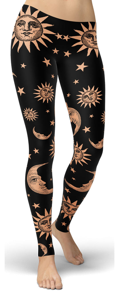 Celestial Symbol Leggings