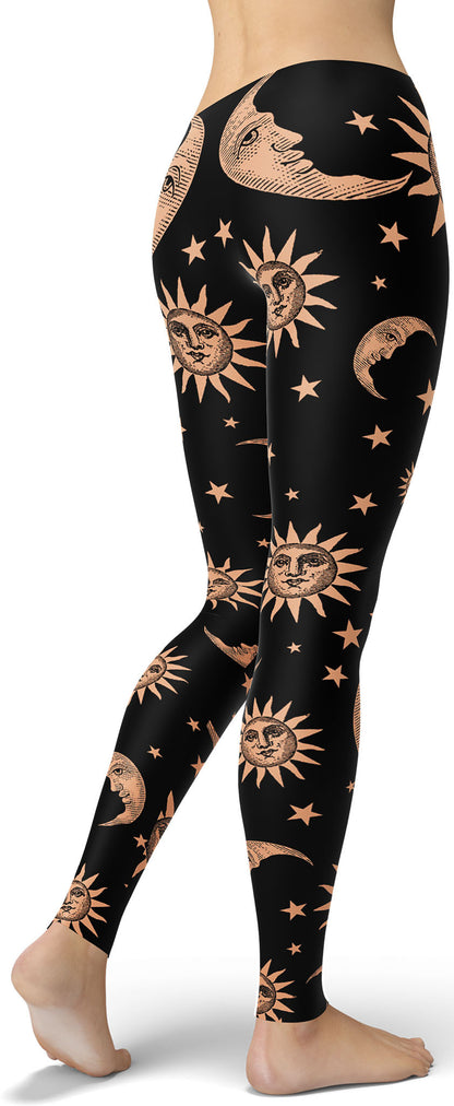 Celestial Symbol Leggings
