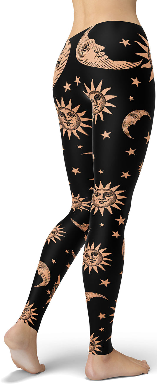 Celestial Symbol Leggings