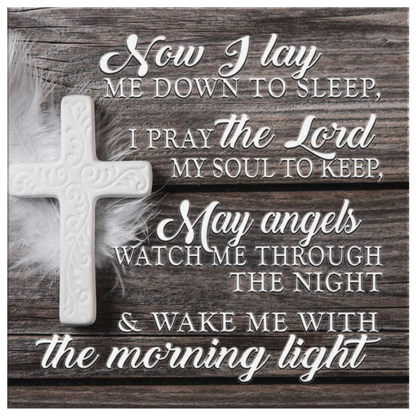 "Now I Lay" Premium Canvas