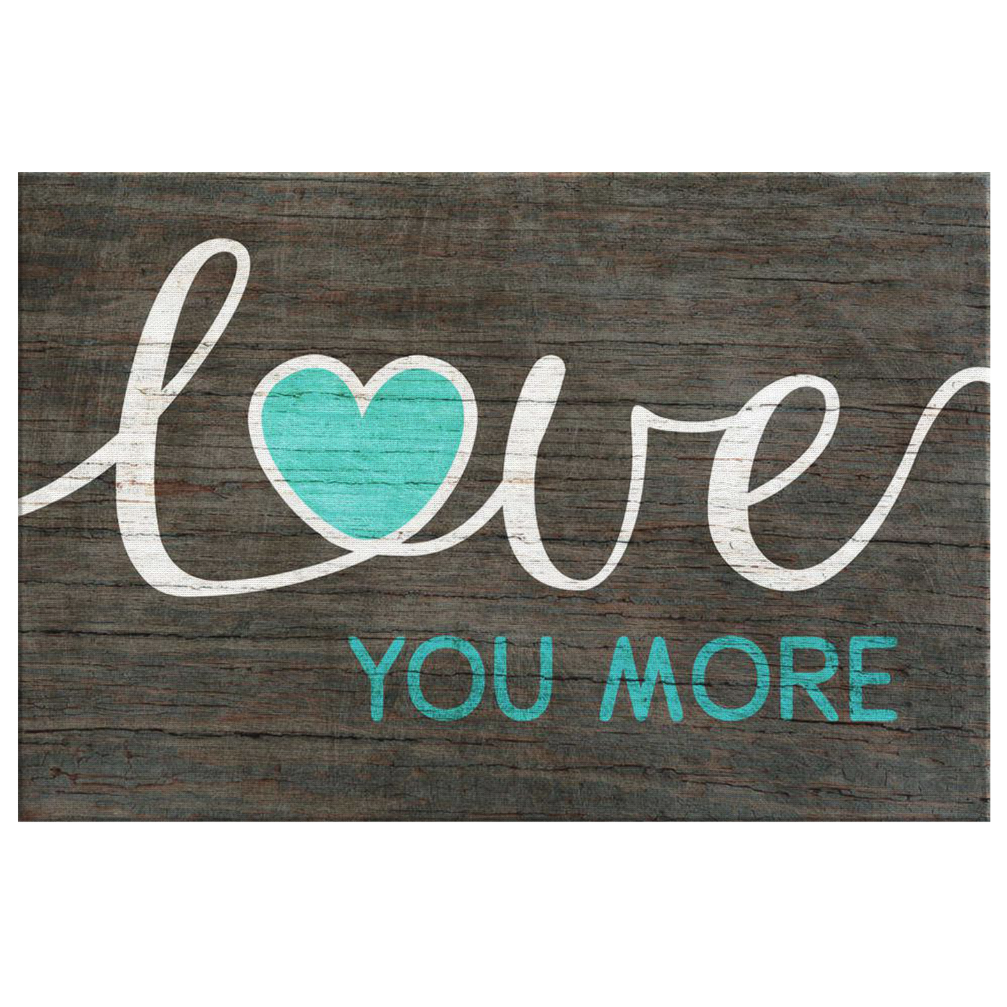 "Love You More" Premium Canvas