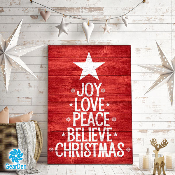 Personalized Canvas, The Joy Of Christmas Is Family, Christmas Gift Fo —  GearLit