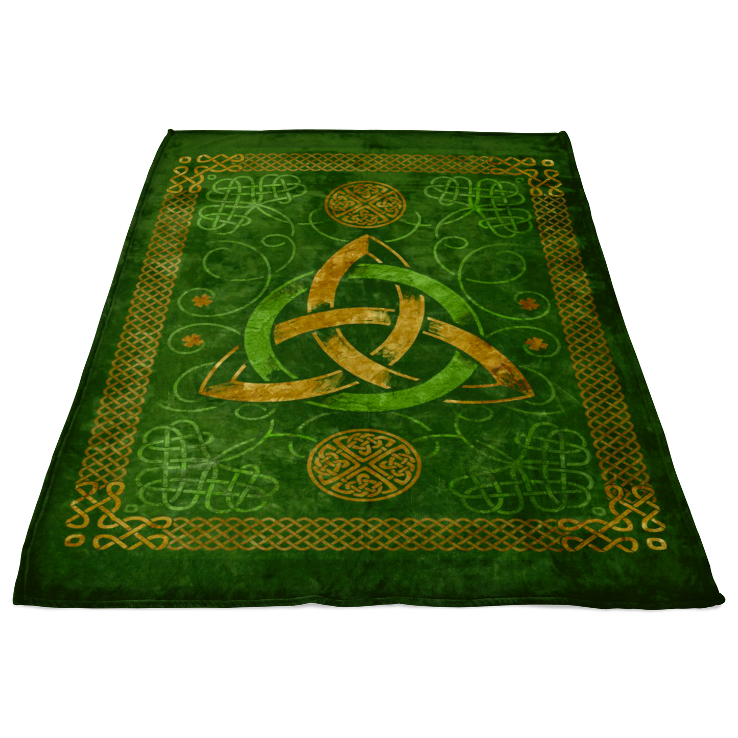 Celtic Knots Design Premium Irish Fleece Blanket