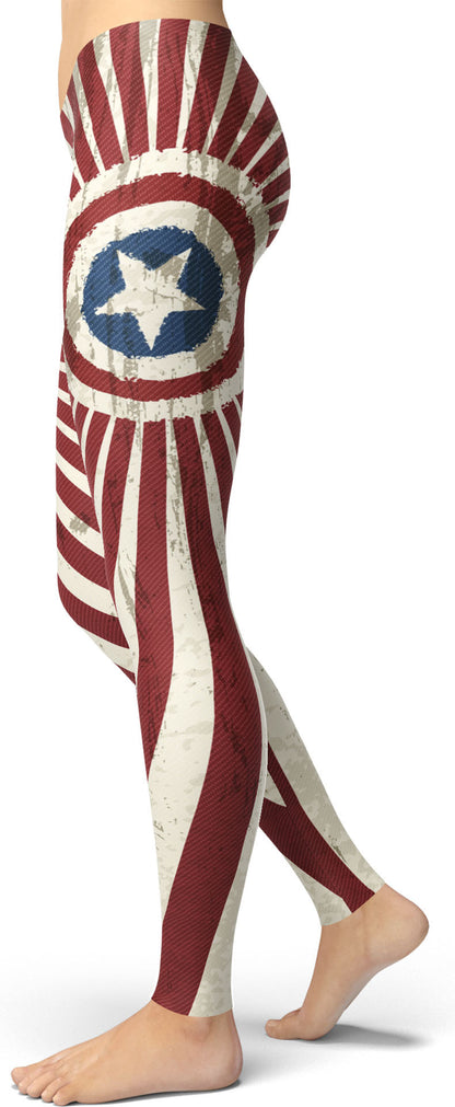 American Swirl Leggings