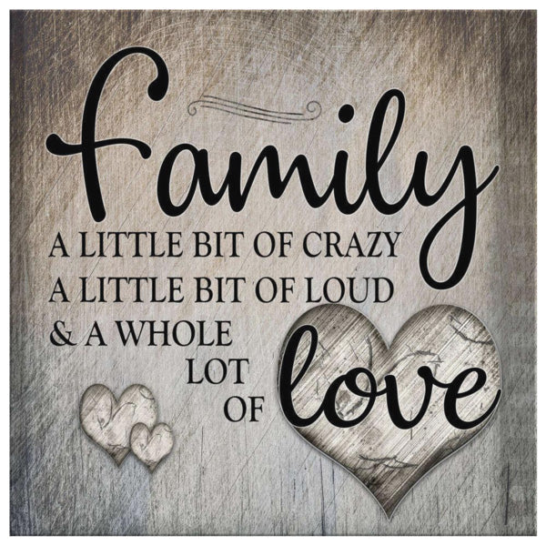 Personalized "Family.. Love" Premium Canvas