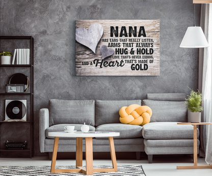 "Nana Has..." Premium Canvas